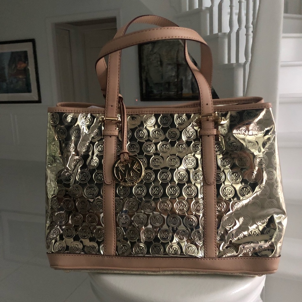 Gold Michael Kors tote! NWOT
